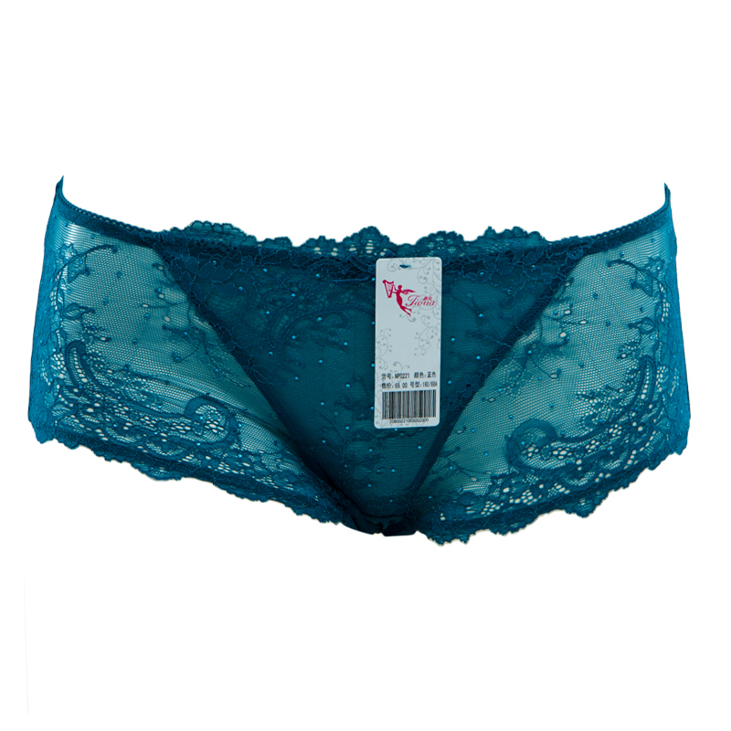 Underwear series of fishing net lace decoration sexy fashion mid waist female trunk