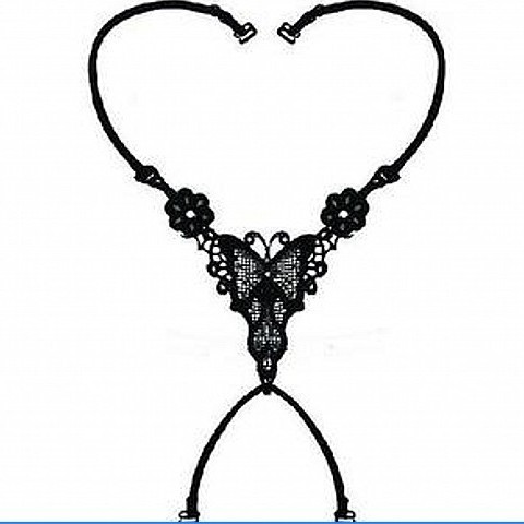 Underwear shoulder strap bra shoulder strap sexy halter-neck bow invisible shoulder strap
