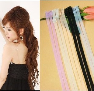 Underwear shoulder strap invisible tape pectoral girdle bra with underwear shoulder strap halter-neck transparent shoulder strap