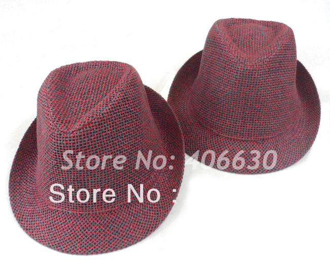 unfinished straw fedora hat body, trilby hat, 12pcs/lot, free Shipping by China post