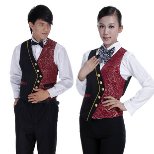 Uniform work wear ktv vest