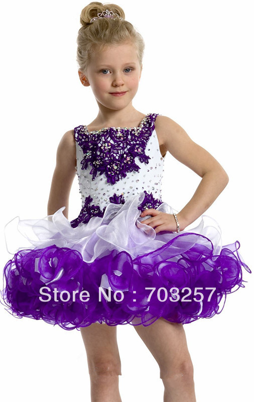 Unique Design New arrival  fashion  lively naive beautiful lovely beading  tank Flower Girl Dresses