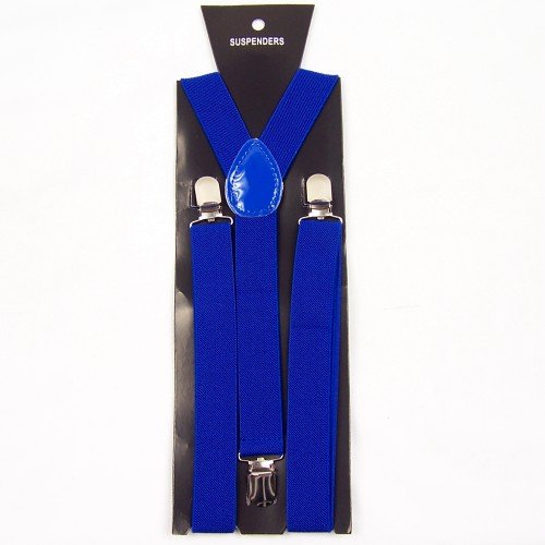 Unisex Adjustable Clip-on Slim 2.5cm width suspenders braces BD802