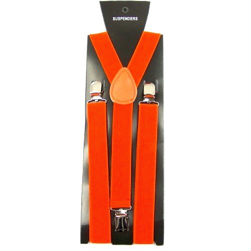 Unisex Adjustable Clip-on Slim 2.5cm width suspenders braces BD806