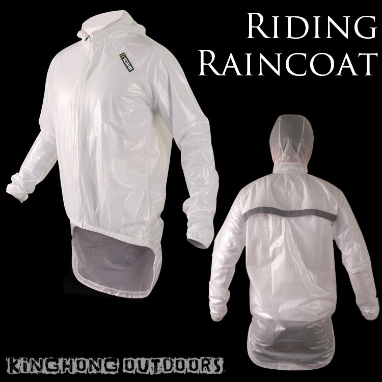 Unisex Outdoor rain wear Transparent cycling raincoat Polyester rain suit Free shipping(12006)