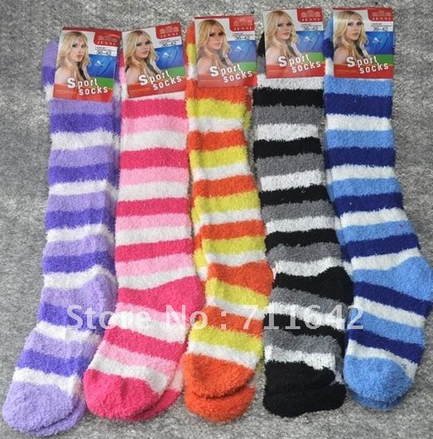 Upset cotton socks grain stockings/warm their towel socks