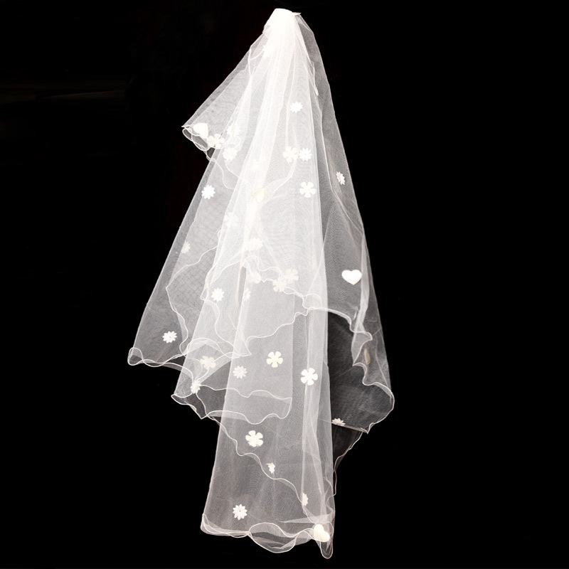 Urged bridal veil wedding dress veil brief romantic 026 3 meters pure white