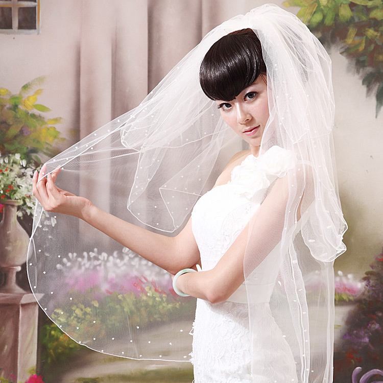Urged bridal veil wedding veil wedding dress veil bridal veil 038