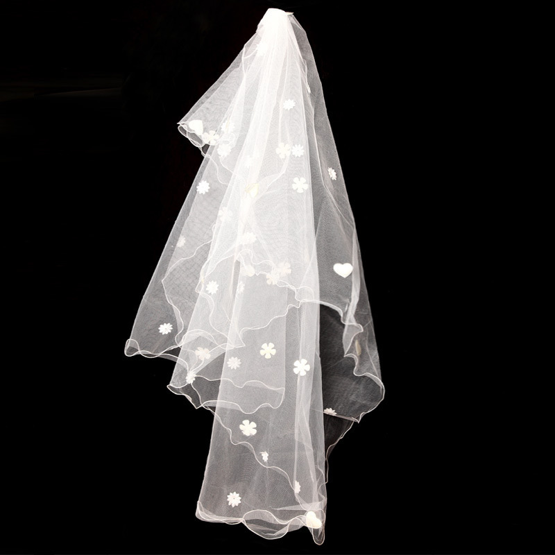 Urged bride quality bridal veil wedding dress veil 026 3 meters