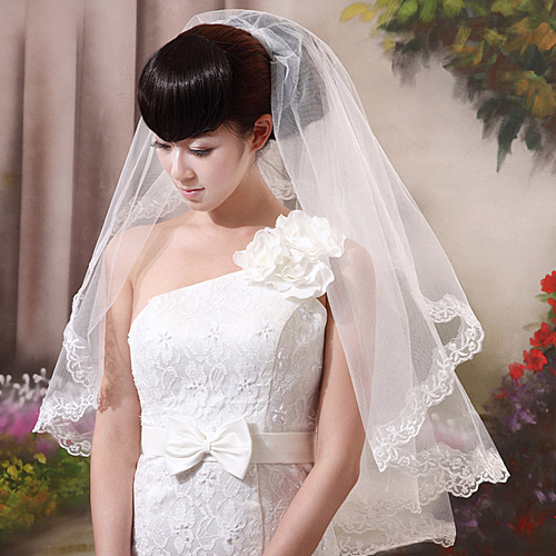 Urged bride wedding accessories the wedding veil bridal veil 045