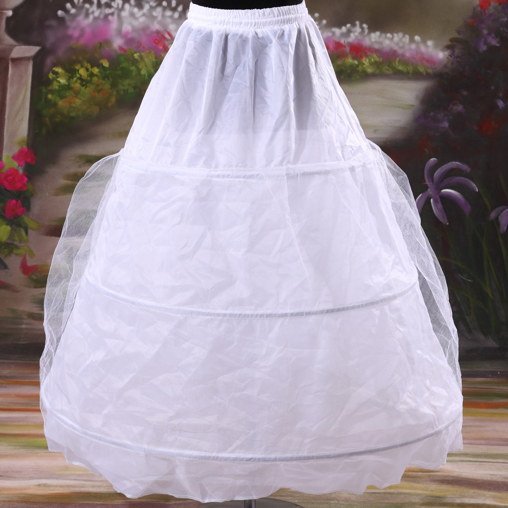 Urged bride wedding panniers skirt slip formal wedding dress accessories 06