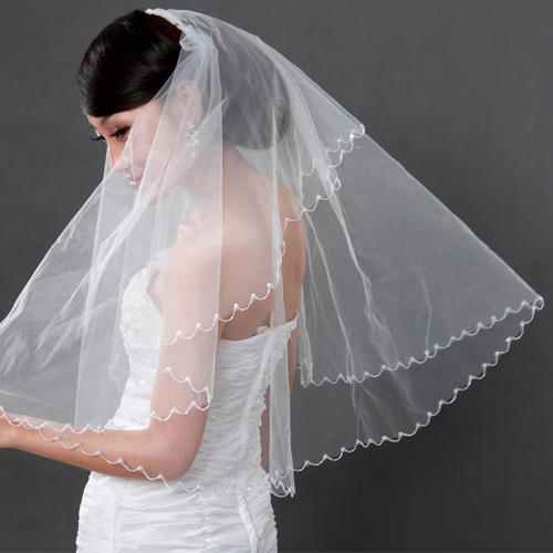 Urged quality bridal bride veil wedding dress veil long veil 031 whitest