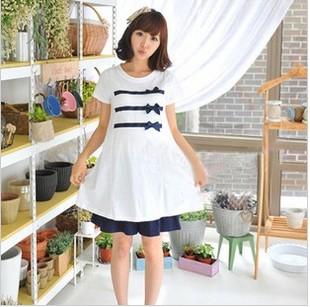 us$9.9 only hot sale 2013 New Arrival Maternity clothing summer butterfly dress t-shirt loose long design top Free Shipping