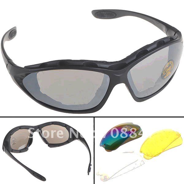 UV Protection Polycarbonate Lens Sunglasses Kit Sun Glasses Goggles for Outdoor Activity Sports