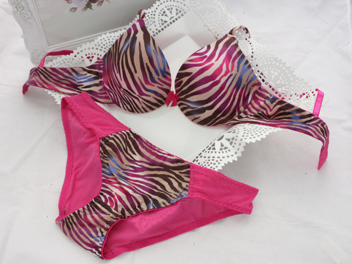V & s thick thin push up bra set women's underwear set