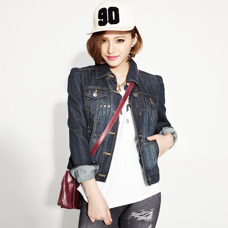 VANCL edward denim jacket denim blue free shipping