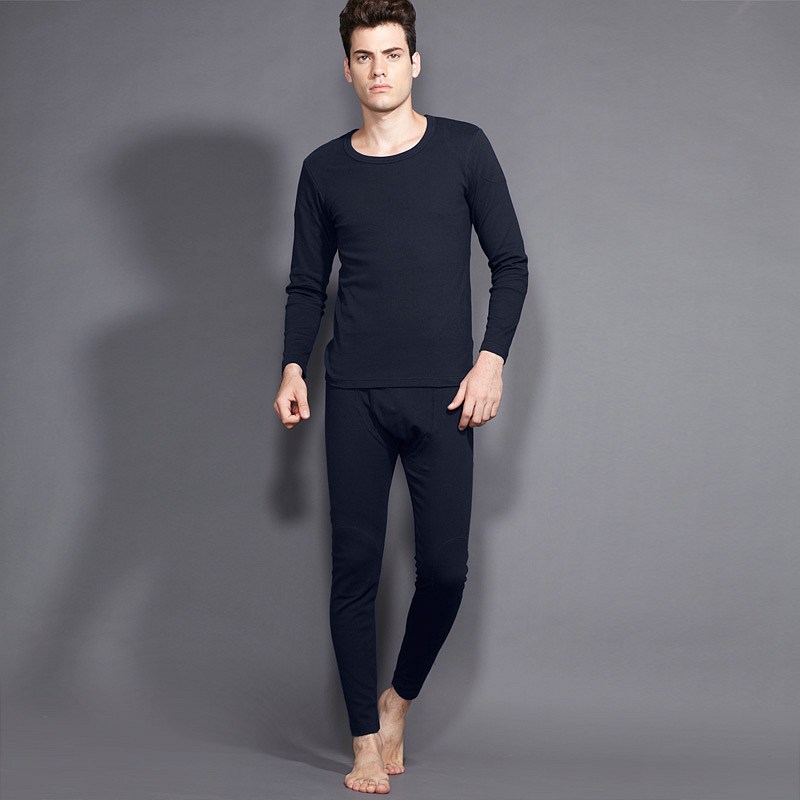 Vancl VANCL thermal underwear male cotton ammonia sanded double layer h2113