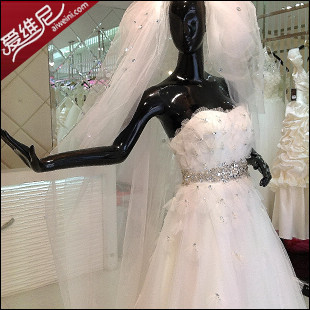 Veil 3 meters married laciness train luxury multi-layer personality style wedding dress