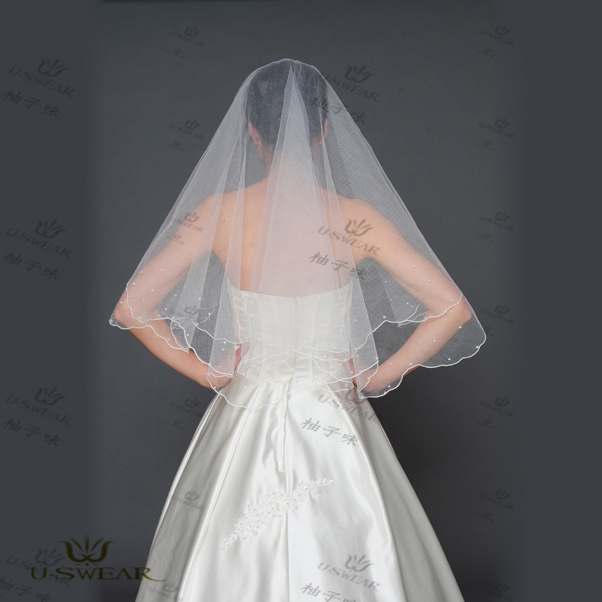 Veil bridal veil double layer wedding dress veil the wedding veil