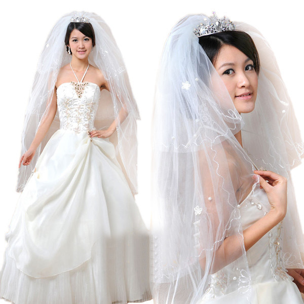 - veil bridal veil wedding dress veil - bridal accessories hj613