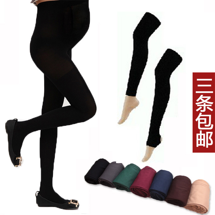 Velvet 3 Core-spun Yarn maternity maternity pantyhose legging stockings maternity socks