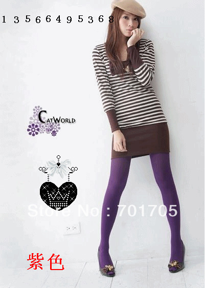 Velvet pantyhose / impervious meat the fashionable was thin leggings tights Slim female stockings
