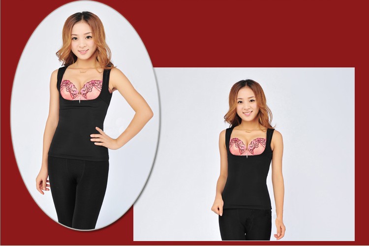 Velvet Thickening Slimming Underwear Thermal Body Shaping Warm Vest CM-X0010