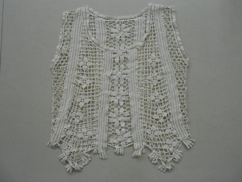Vest cutout sweater shirt women's personalized fashion shrug small cardigan all-match lace outerwear 8475