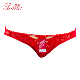 Victoria fashion sexy perspective lace female low-waist briefs nb0061