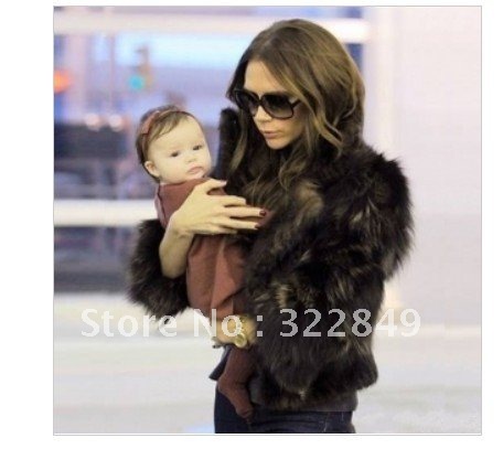 victoria style real leather women design top fur coat free shipping