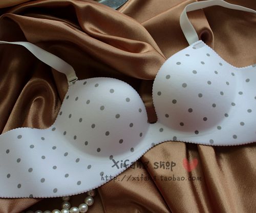 Victoria vs a style seamless underwear thickening of small glossy push up bra set