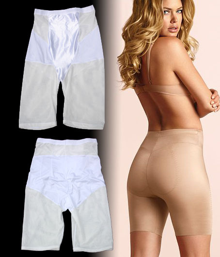 Victoria white high waist abdomen drawing butt-lifting corset body shaping beauty care pants lxl