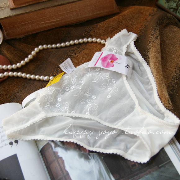 [View Sexy] Dream ste white ultra-thin triangle panties