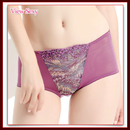 [View Sexy] HOT Sales Free Shipping Transparent Qualitative Lace Lingerie/ Woman pantiesVSP001