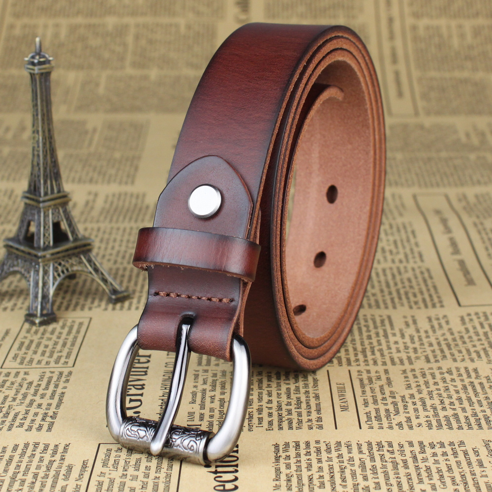 Vintage 2013 strap genuine leather women's Women genuine leather fashion all-match belt