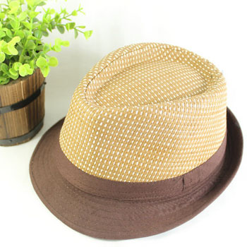 Vintage british style papyral two-color cloth-soled fedoras jazz hat fedoras the trend of fashion