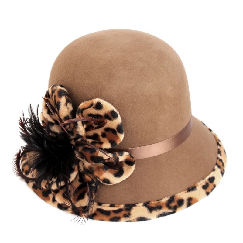 Vintage fashion mossant women's autumn and winter hat wool cap woolen cap winter hat bucket hat