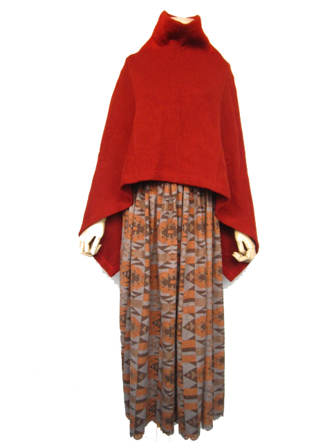 Vintage fashion vintage pullover cloak sleeveless
