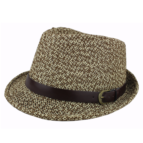 Vintage hat strawhat jazz hat male fedoras straw braid beach cap lovers grass hat