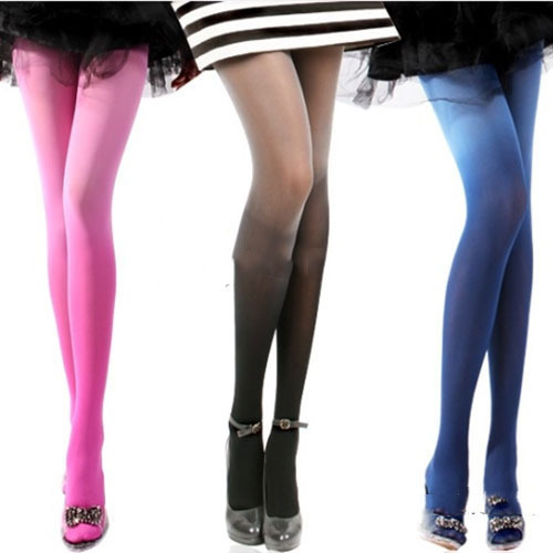 Vintage Lady Women Sexy Watercolor Velvet Stockings Tights Leggings Pantyhose