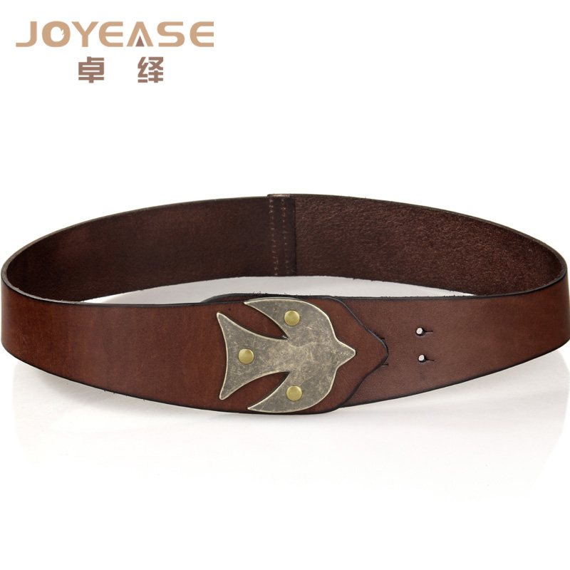 Vintage spring and summer new arrival first layer of cowhide peace dove agings elegant all-match women's genuine leather strap