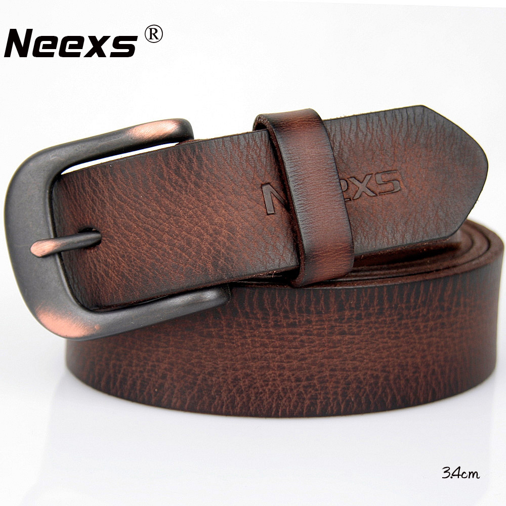 Vintage women's strap genuine leather genuine leather fashion belt male casual Women belt