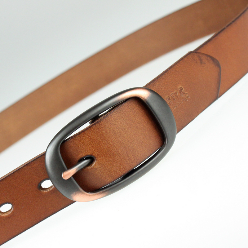 Vintage women's strap genuine leather Women first layer of cowhide fashion all-match denim belt