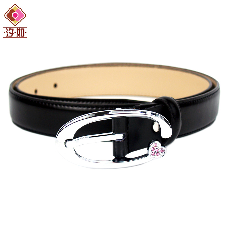 Vip 5 women's genuine leather strap fashion rhinestone genuine leather belt lengthen