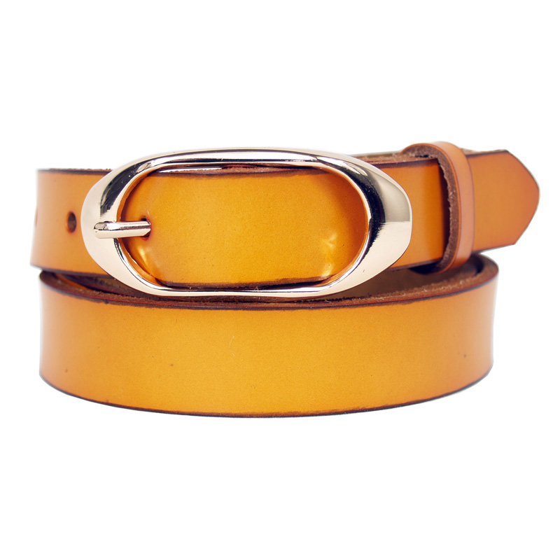 Vip Women genuine leather thin belt fashion all-match decoration genuine leather pin buckle strap belt