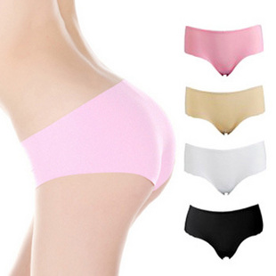 Viscose one piece panty seamless panties low-waist panties nice bottom seamless  100% cotton comfortable