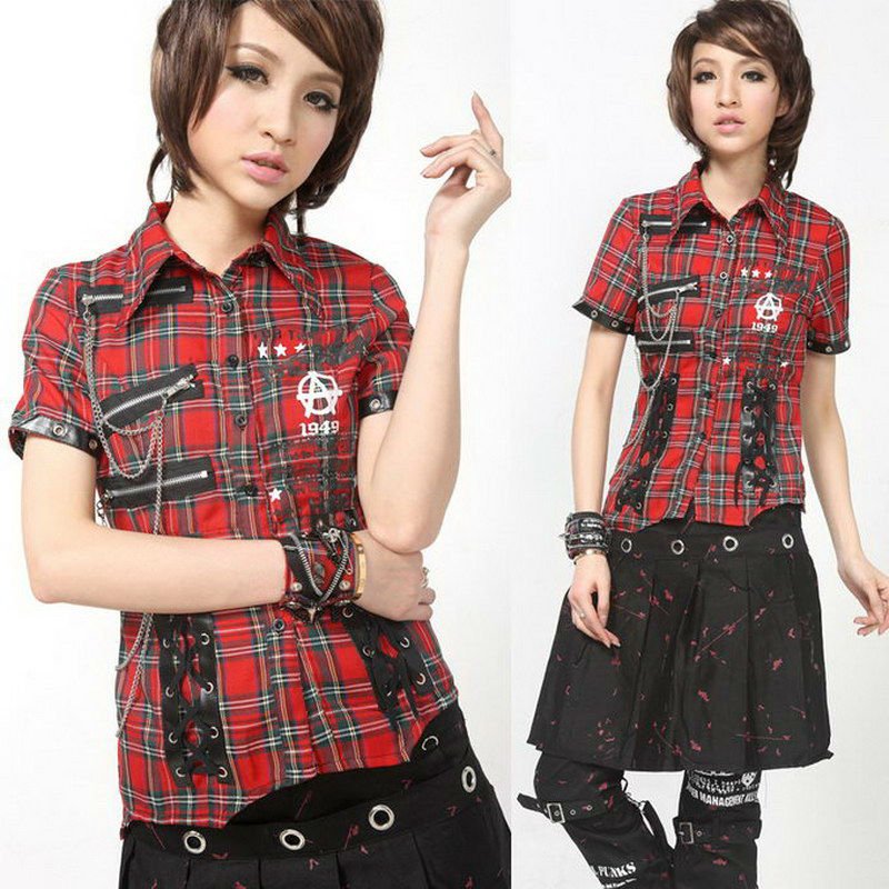 Visual Kei Gothic Dolly Cosplay KERA Lolita shirt Japan fashion 71205