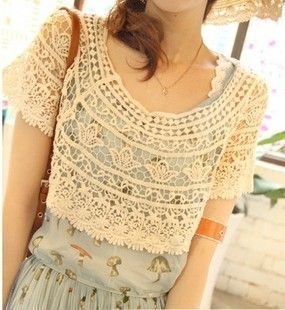 Vivi aesthetic vintage cutout crotch lace shirt pullover sweater cape waistcoat small cloak