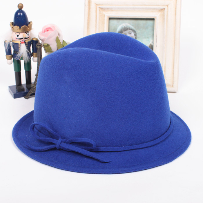 Vivi magazine autumn and winter wool small fashion small fedoras hat cap