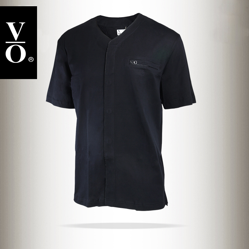 Vo male short-sleeve ecgii outergarment 100% cotton mulberry silk 0867
